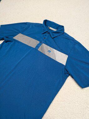 Travis Mathew blue polo shirt 🔵